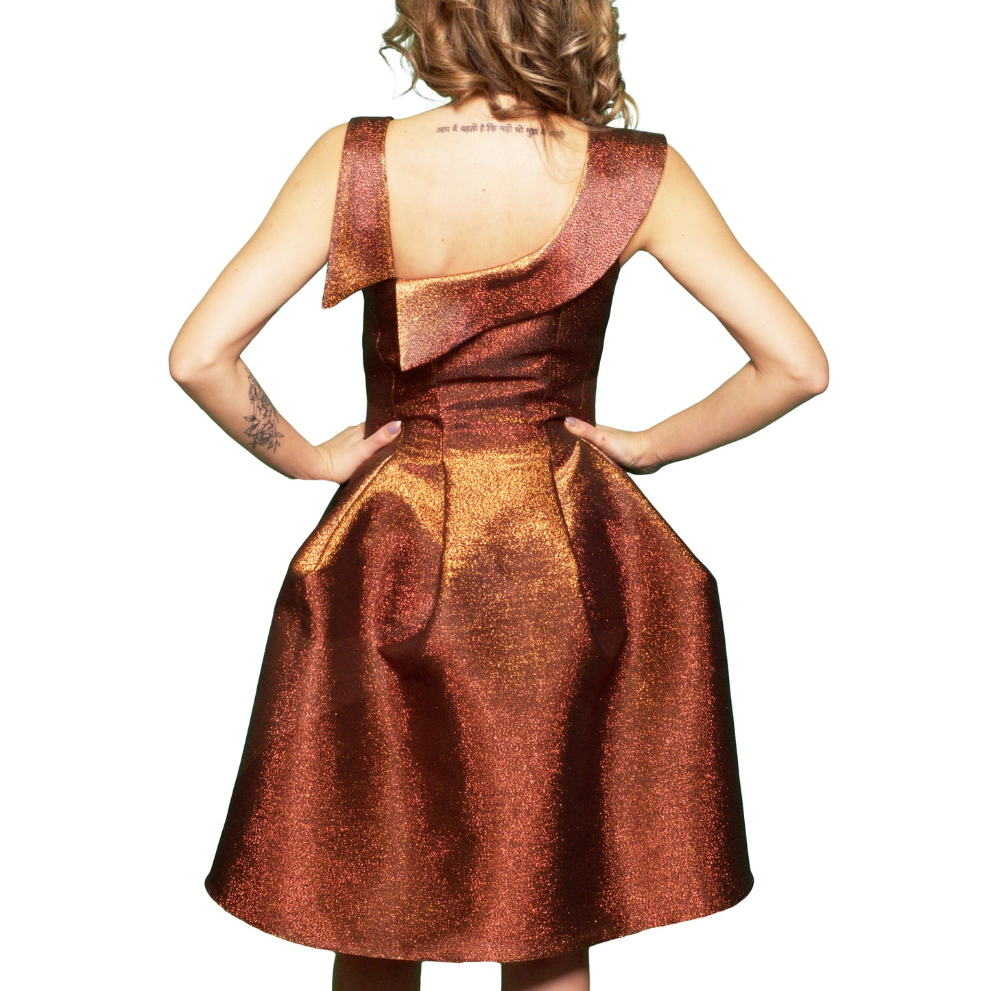 Golden Finish Dress
