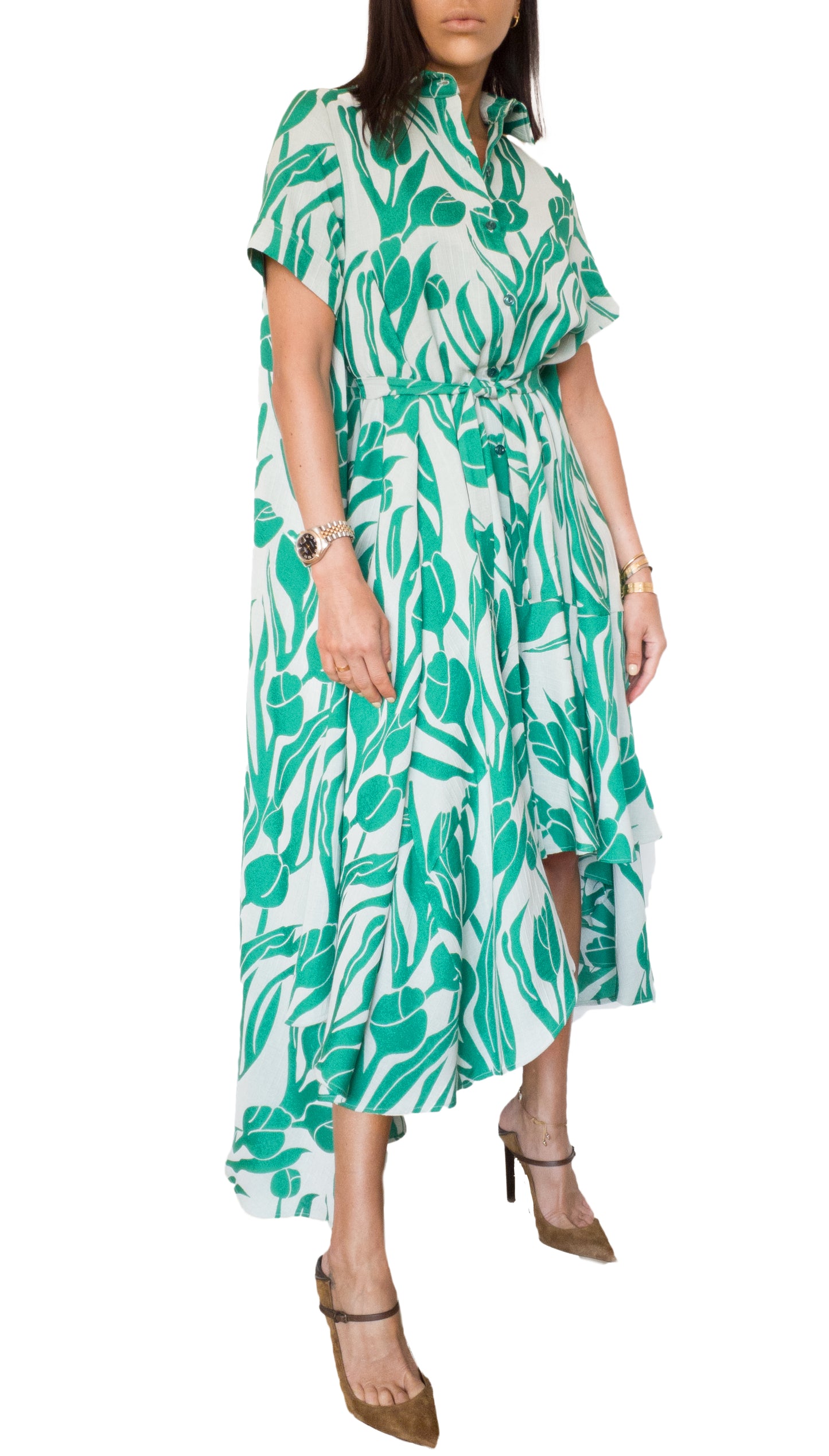Jacquard Midi Dress