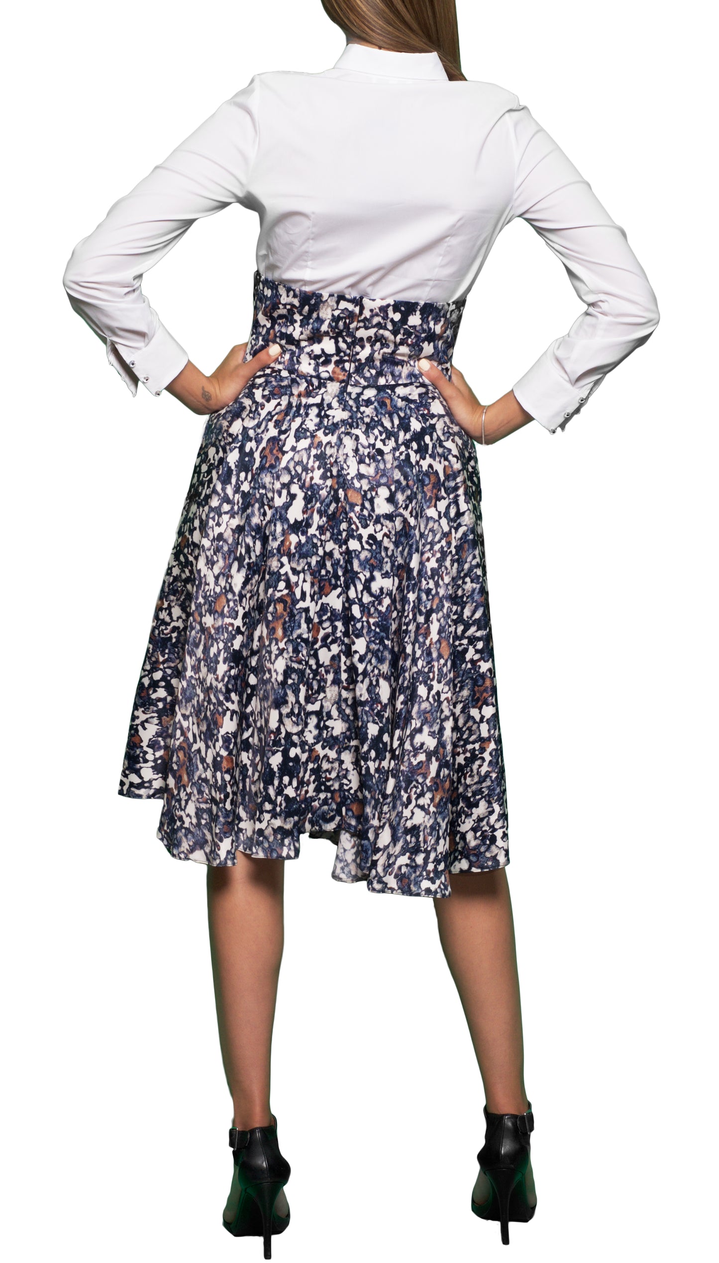 High Waist Midi Skirt