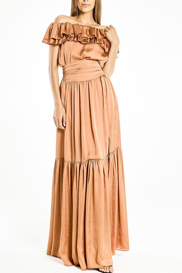 Skirt Long High-Waist with Layers