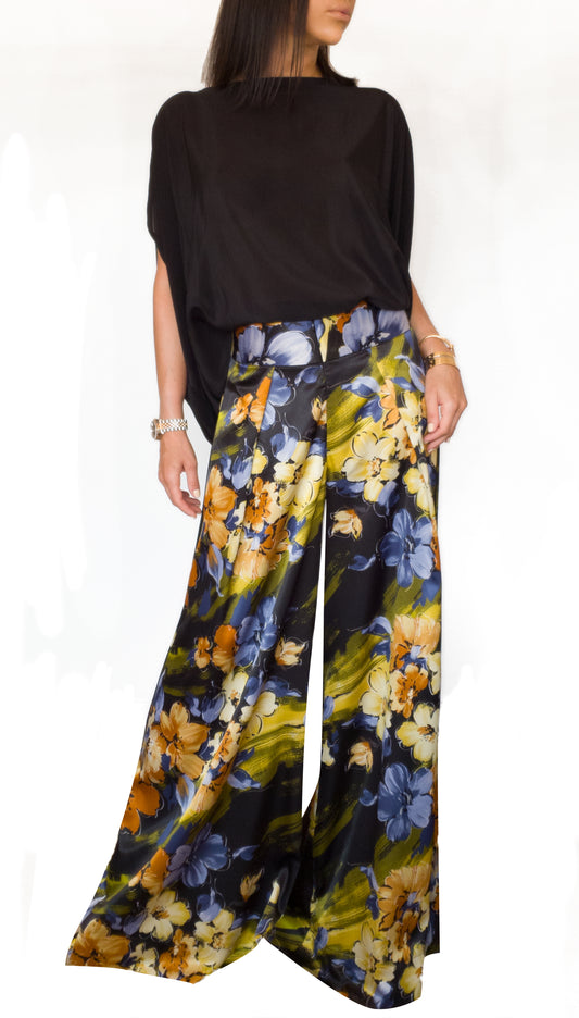 Silk-satin Loose Fit Blouse